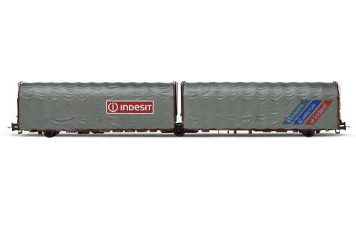 Rivarossi HR6602 FS 3-achsiger Schiebeplanenwagen Lails   INDESIT/ARISTON/SCHOLTES 23 83 420 7 814-0 Ep. V